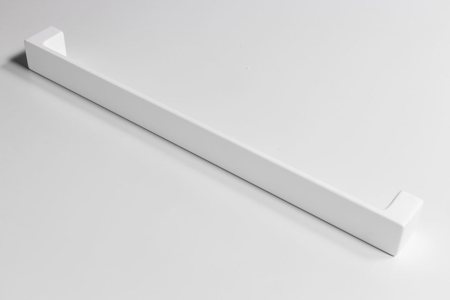 La Spezia 600mm Single Stone Towel Rail - Matte White