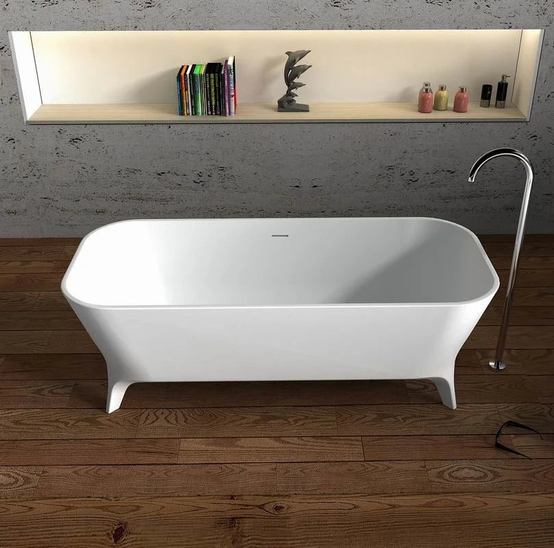 Avezzano Freestanding Solid Surface Bath