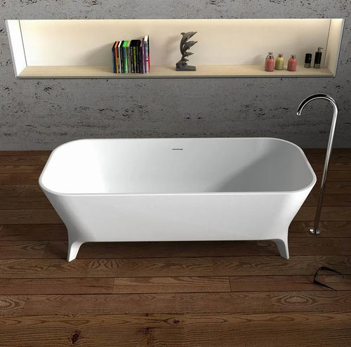 Avezzano Freestanding Solid Surface Bath