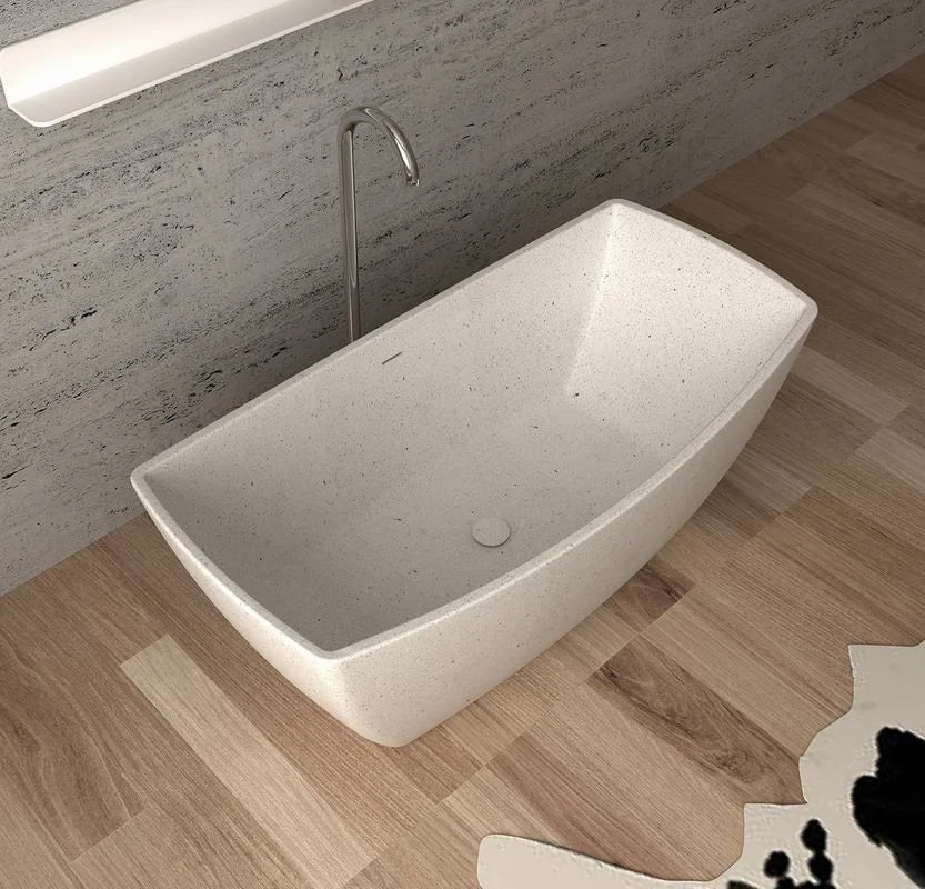 L'Aquila Freestanding Solid Surface Bath