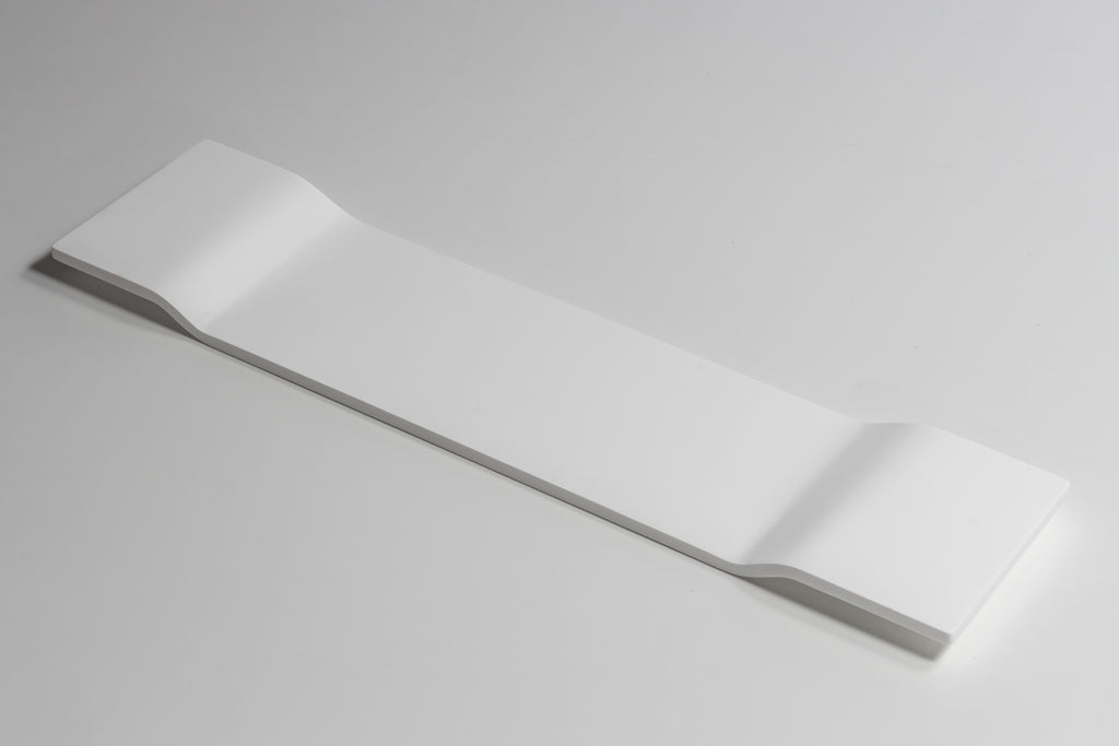 Messina Stone Bath Caddy - Matte White