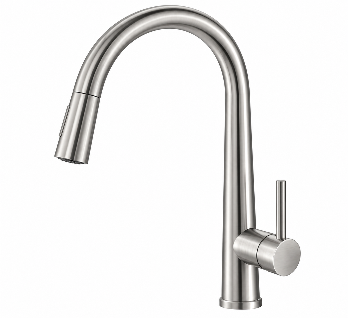 Pull Out Bench Mounted Kitchen Mixer – Brushed Nickel