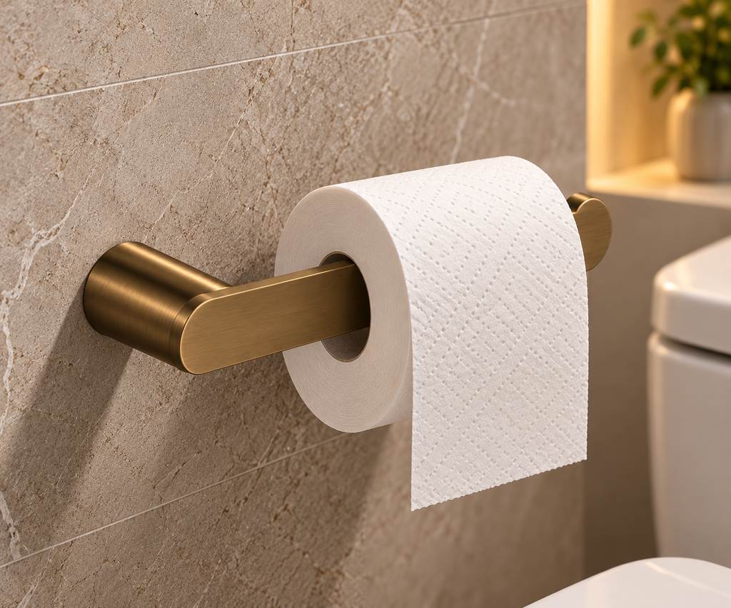 Toilet Roll Holder – Antique Brass